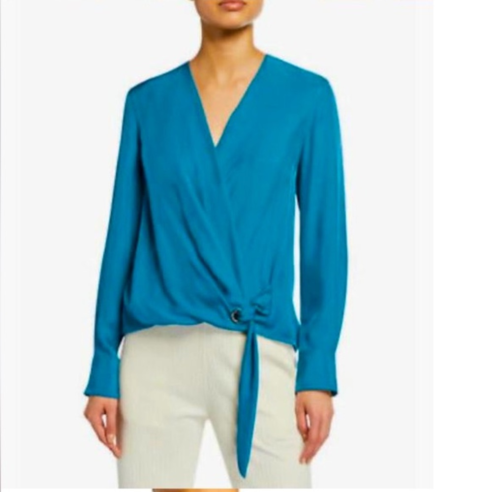 EUC Rag & Bone cross over blouse